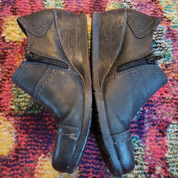 Earth Origins black leather comfort shoe sz 7.5 - Picture 3 of 8